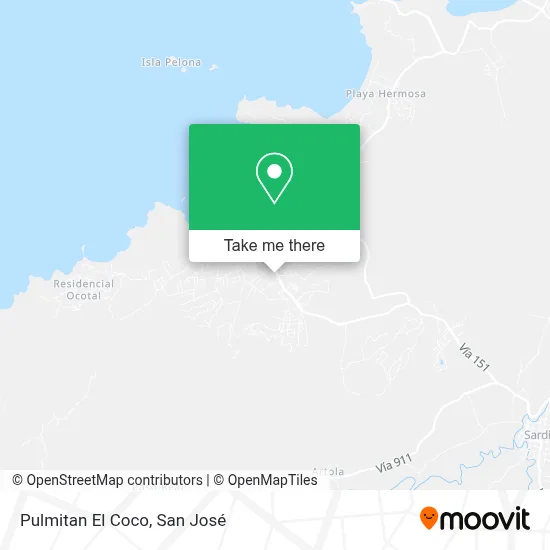 Pulmitan El Coco map