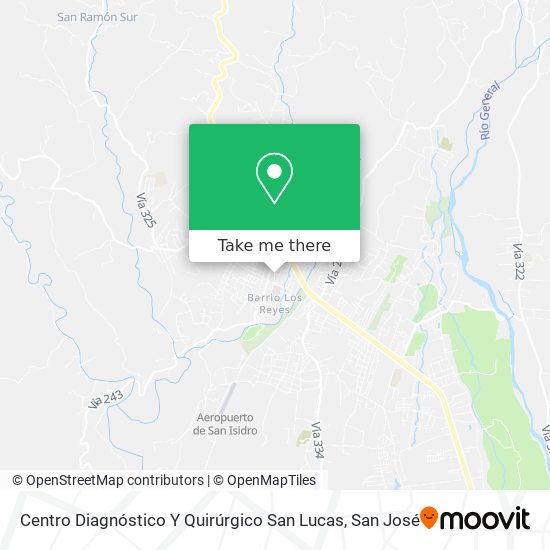 Centro Diagnóstico Y Quirúrgico San Lucas map