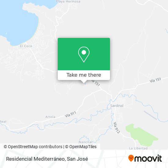 Residencial Mediterráneo map