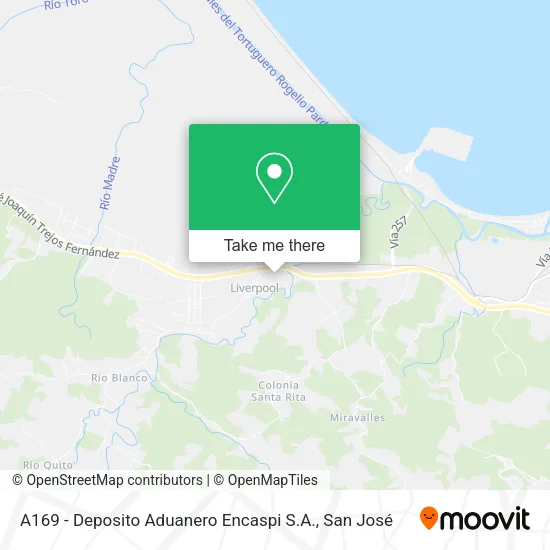 A169 - Deposito Aduanero Encaspi S.A. map