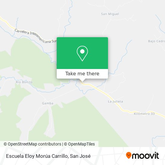 Mapa de Escuela Eloy Morúa Carrillo