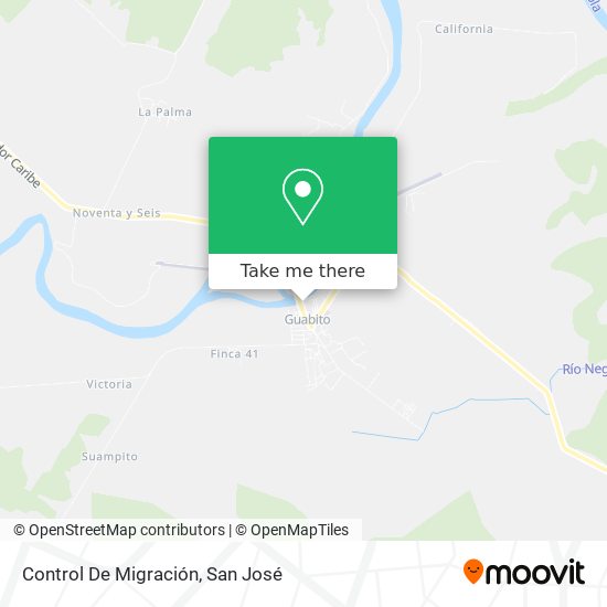 Control De Migración map