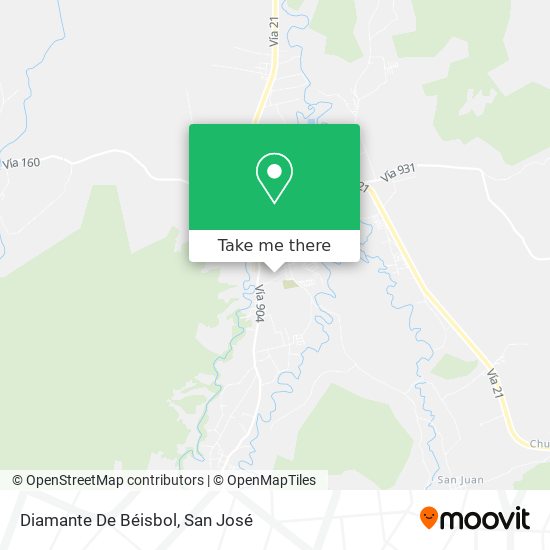 Mapa de Diamante De Béisbol