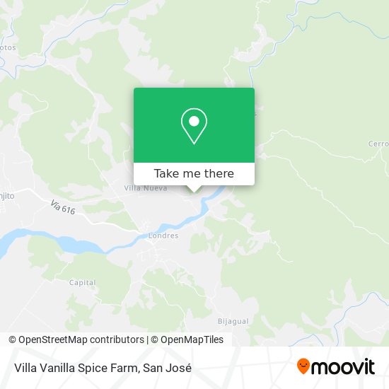 Villa Vanilla Spice Farm map