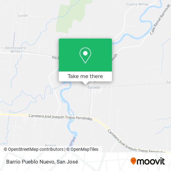 Mapa de Barrio Pueblo Nuevo