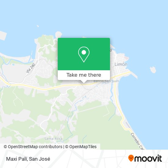 Mapa de Maxi Palí
