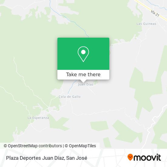 Plaza Deportes Juan Díaz map