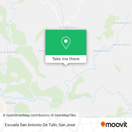 Escuela San Antonio De Tulín map