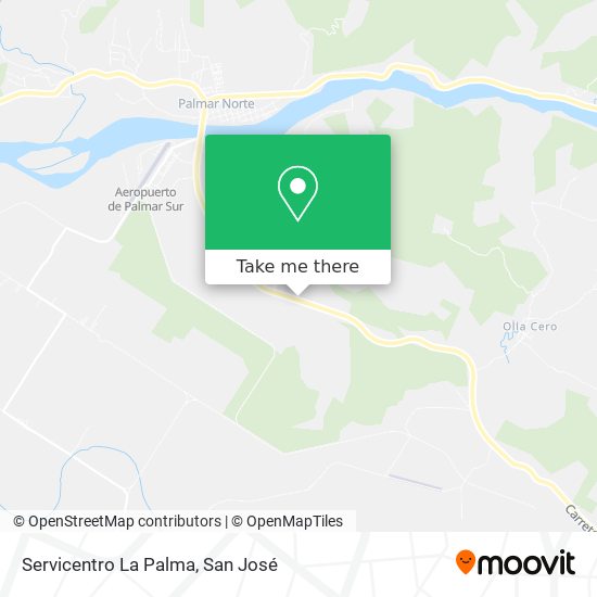 Mapa de Servicentro La Palma