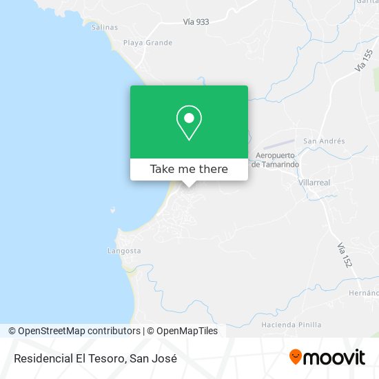 Mapa de Residencial El Tesoro