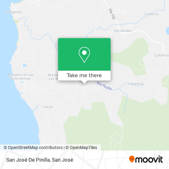 Mapa de San José De Pinilla