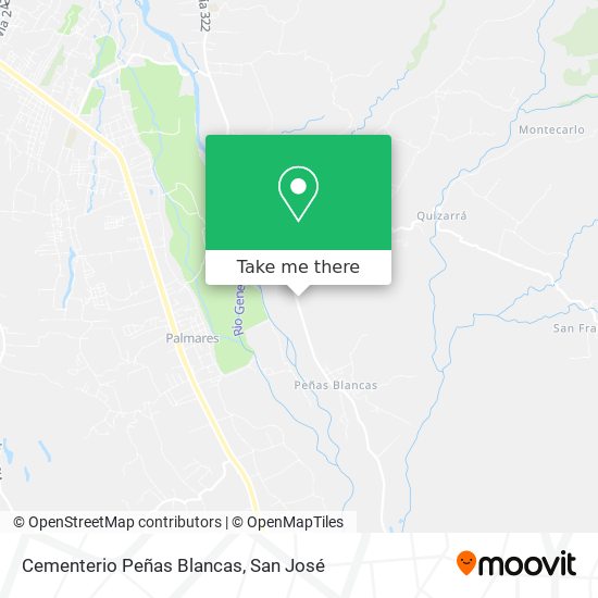 Cementerio Peñas Blancas map
