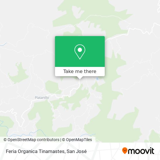 Feria Organica Tinamastes map