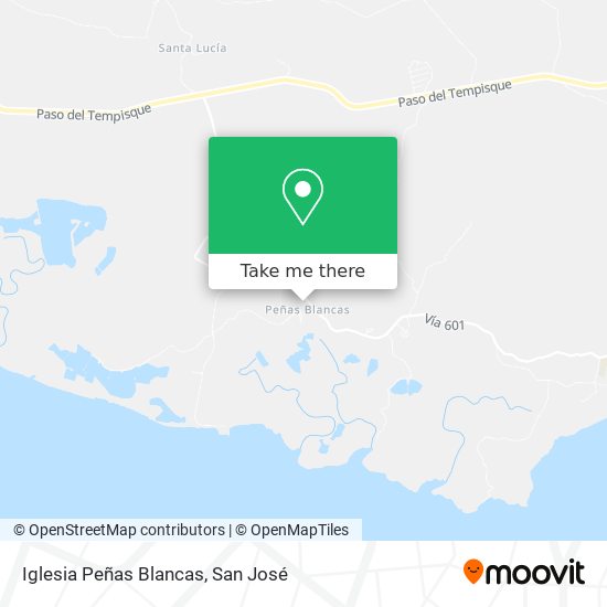 Iglesia Peñas Blancas map