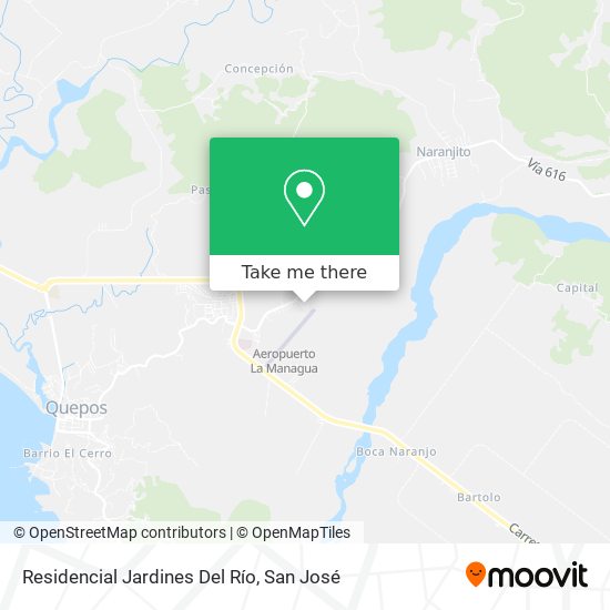 Residencial Jardines Del Río map
