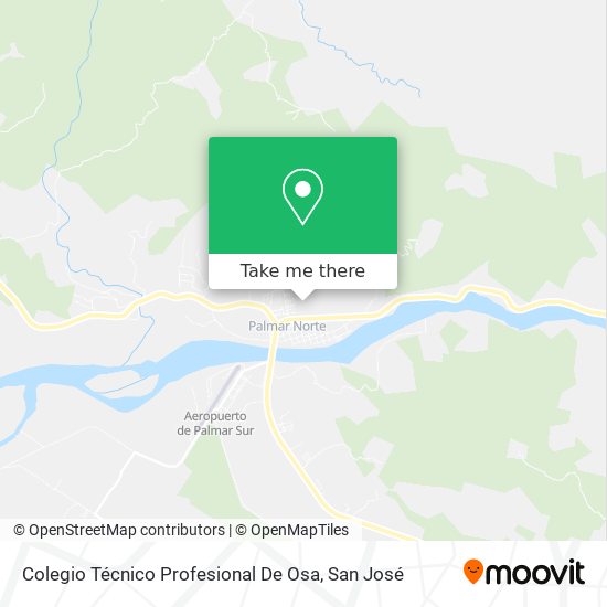 Colegio Técnico Profesional De Osa map