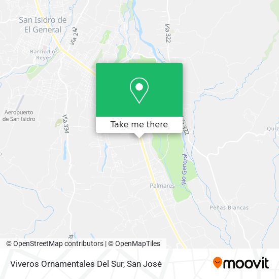 Viveros Ornamentales Del Sur map