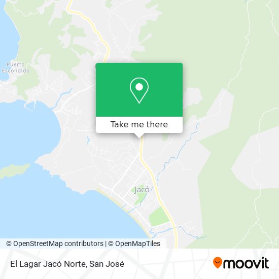 El Lagar Jacó Norte map