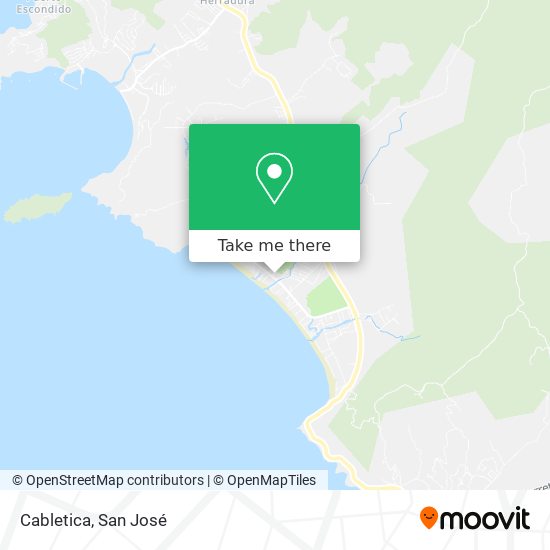 Mapa de Cabletica