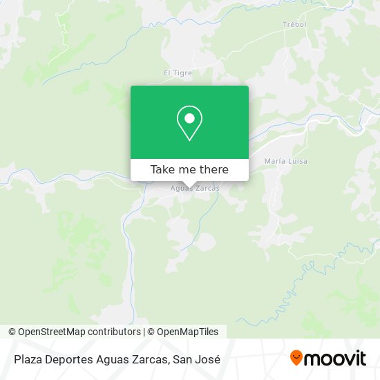 Mapa de Plaza Deportes Aguas Zarcas