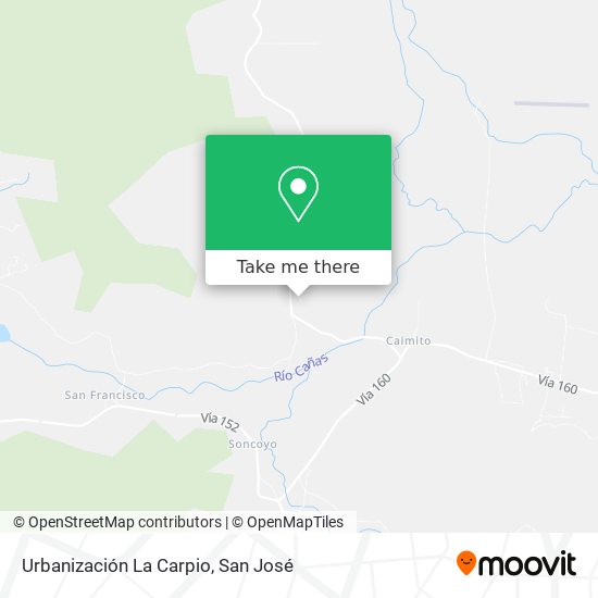 Urbanización La Carpio map