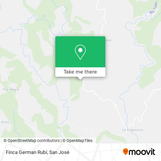 Finca German Rubí map