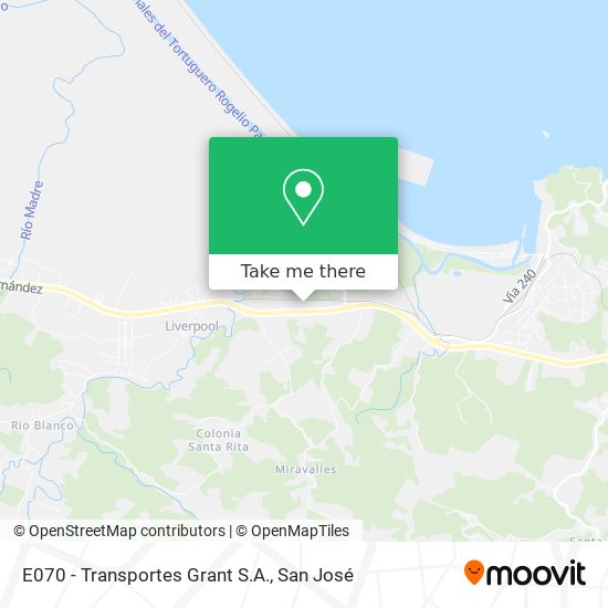 Mapa de E070 - Transportes Grant S.A.