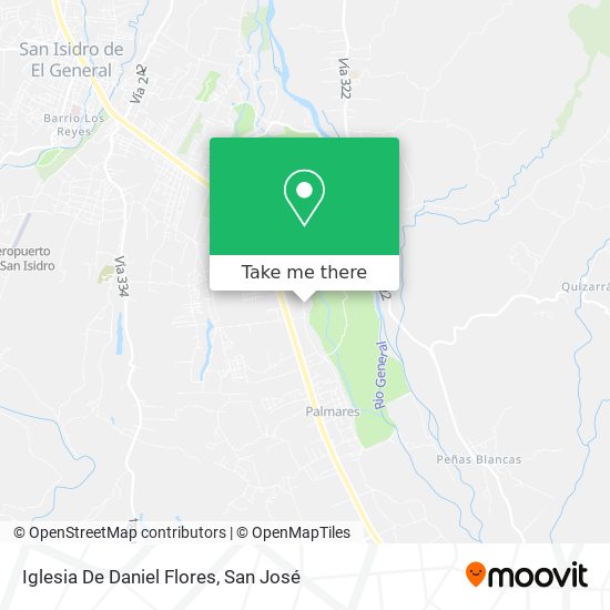 Iglesia De Daniel Flores map