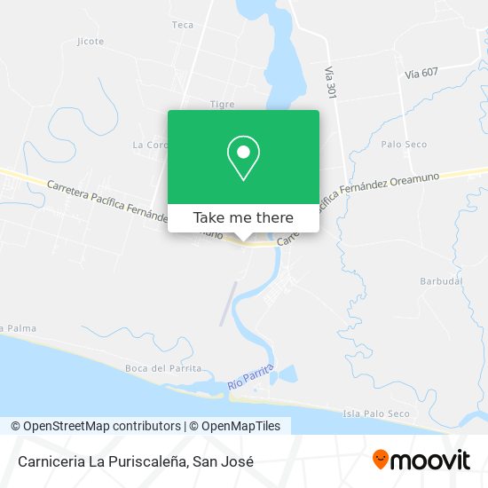 Carniceria La Puriscaleña map