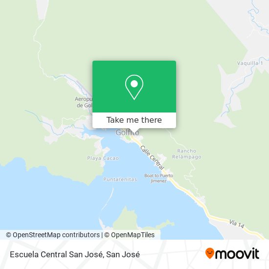 Escuela Central San José map