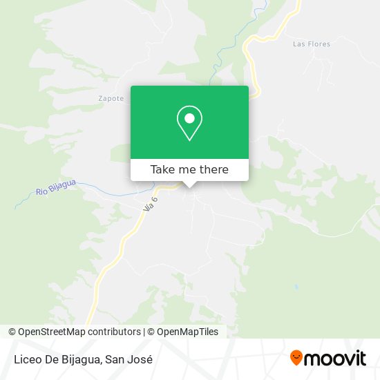 Mapa de Liceo De Bijagua