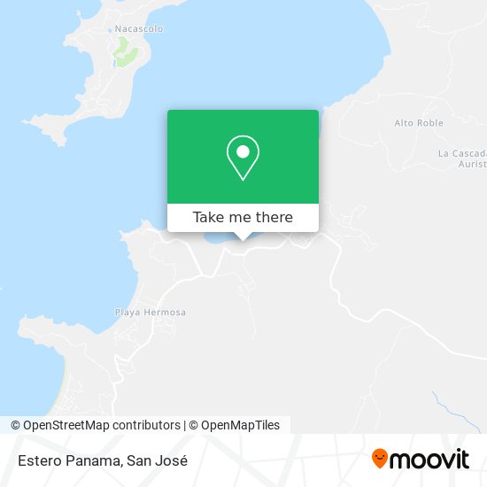 Mapa de Estero Panama