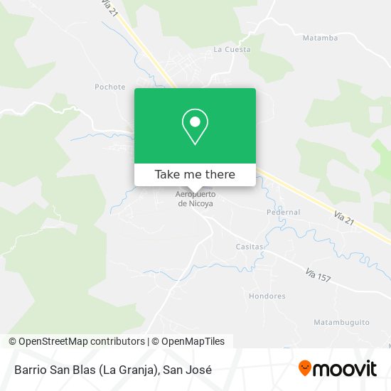 Barrio San Blas (La Granja) map
