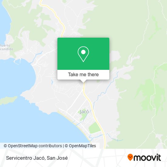 Mapa de Servicentro Jacó