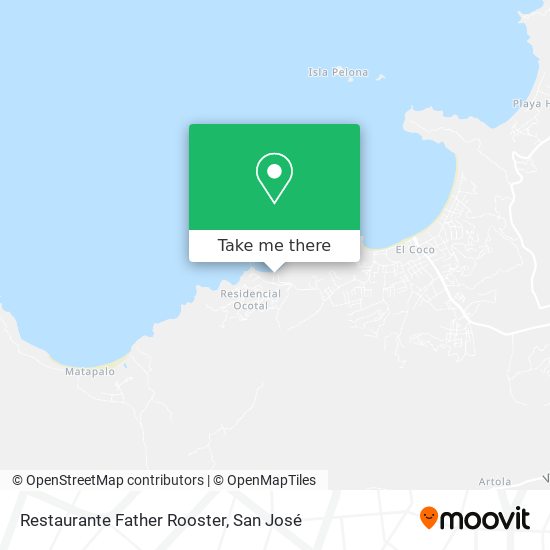 Mapa de Restaurante Father Rooster