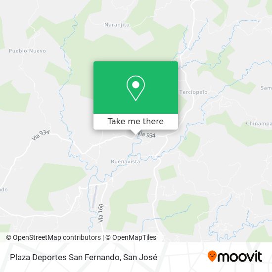 Plaza Deportes San Fernando map