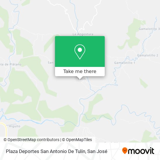 Mapa de Plaza Deportes San Antonio De Tulín