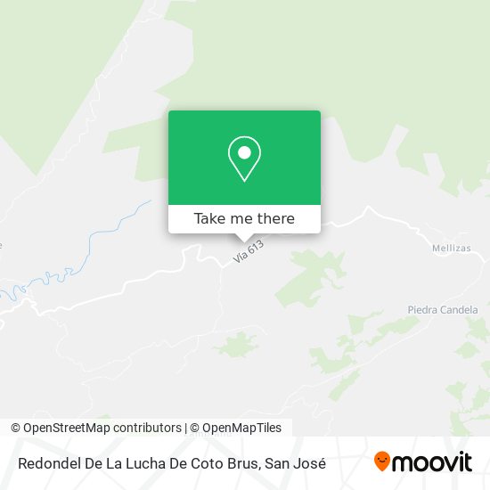 Redondel De La Lucha De Coto Brus map