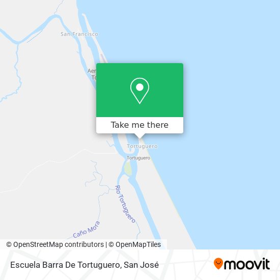 Escuela Barra De Tortuguero map