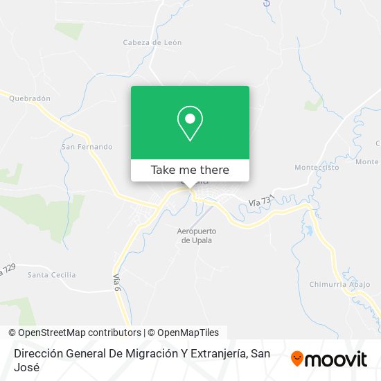 Dirección General De Migración Y Extranjería map