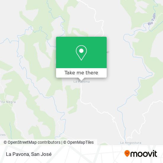 La Pavona map