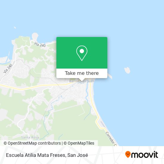 Escuela Atilia Mata Freses map