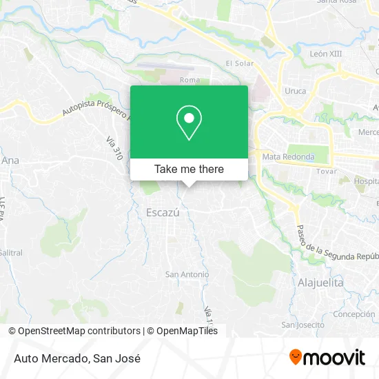 Auto Mercado map