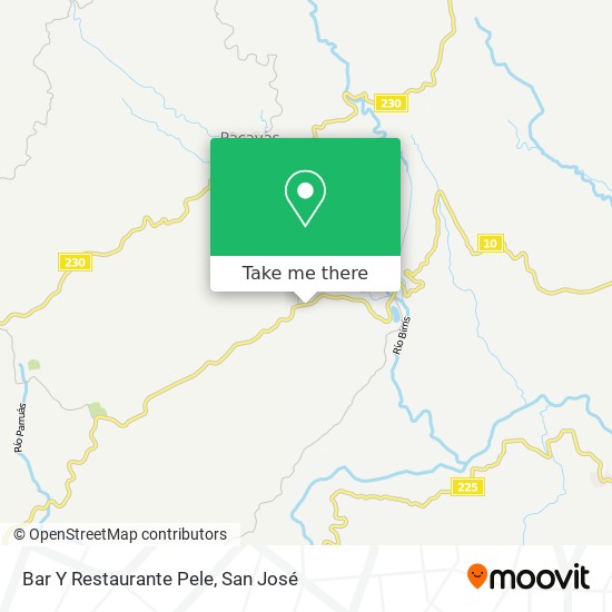Bar Y Restaurante Pele map