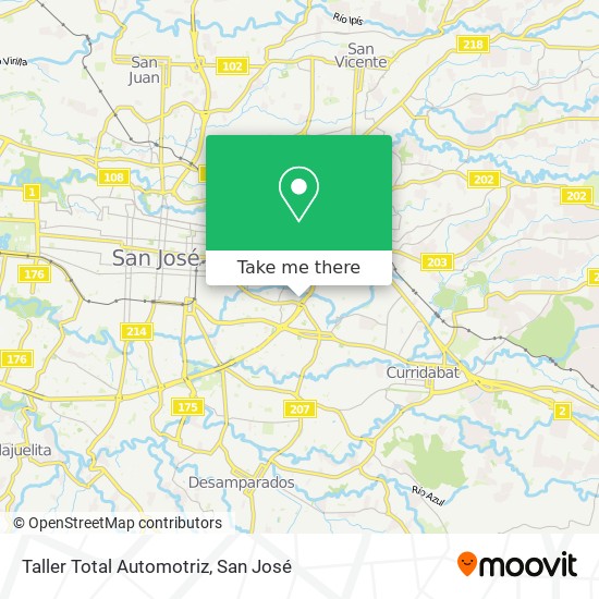 Taller Total Automotriz map