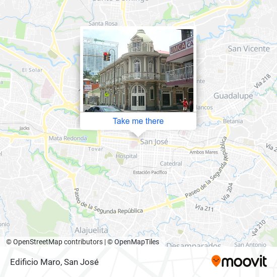 Edificio Maro map