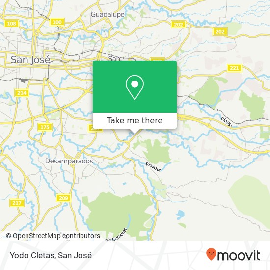 Yodo Cletas map