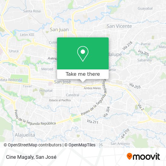 Cine Magaly map