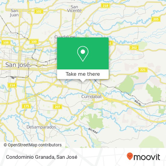 Condominio Granada map
