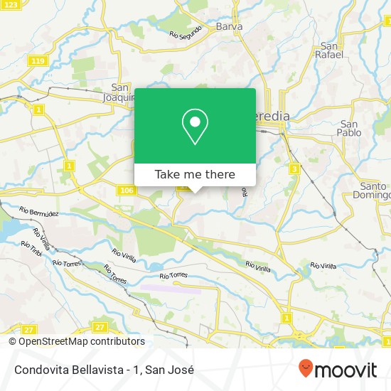 Condovita Bellavista - 1 map